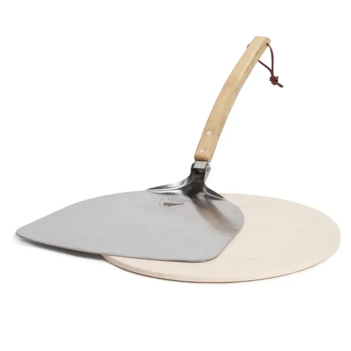 Orrefors Hunting pizza stone with pizza shovel - LT54004 (N0093)